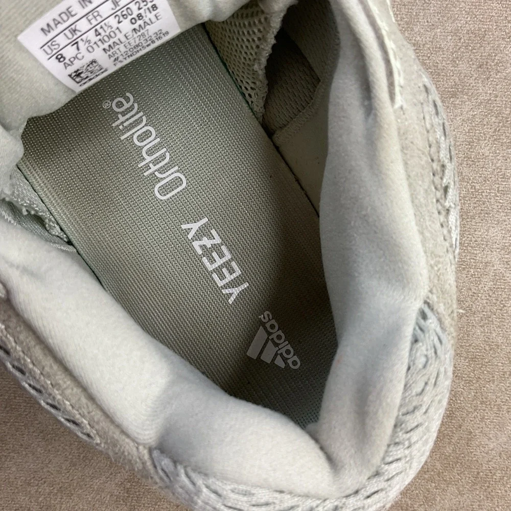Adidas Yeezy 500 Salt Shoes EE7287‎ Gray Stone Suede Sneakers Men Sz 8
